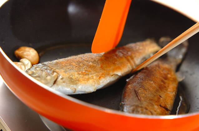 ニジマスと野菜のハーブ焼きの作り方の手順9