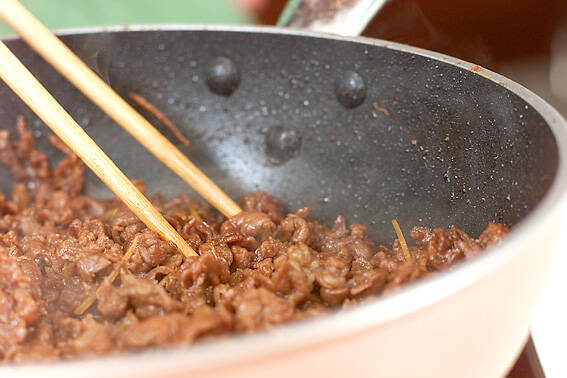 牛肉のしぐれ煮の作り方の手順4