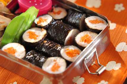 ささ身ののり巻き焼き