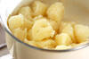 粉ふきイモのチリメン和えの作り方の手順3