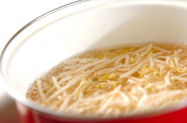 モヤシのスープの作り方の手順3