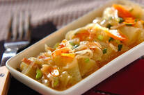 くったり白ネギのマリネ