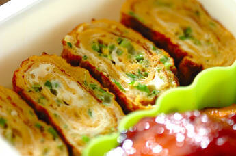 ネギ入り卵焼き