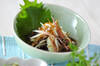 もずくとカニの酢の物の作り方の手順