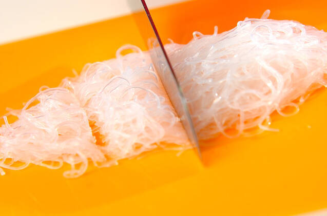 春雨入り中華丼の作り方の手順1