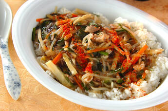春雨入り中華丼