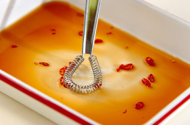 焼きシシャモの甘酢漬けの作り方の手順1