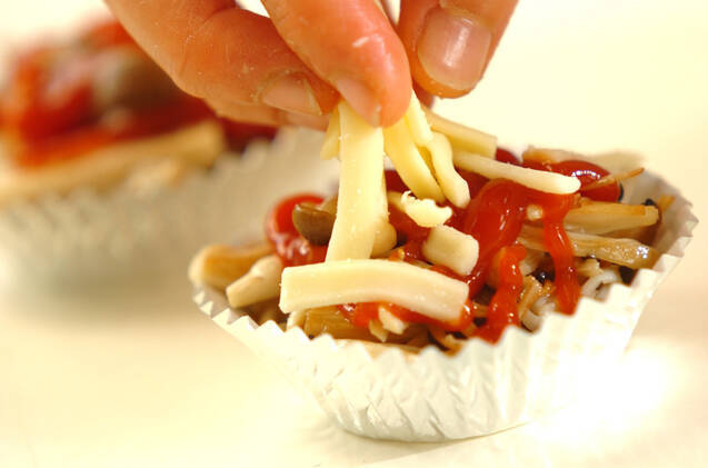 キノコグラタンの作り方の手順2