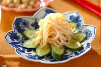 イカのゴマ酢和え