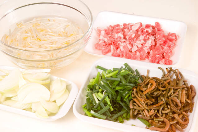 焼うどん・さっぱり風の作り方の手順3