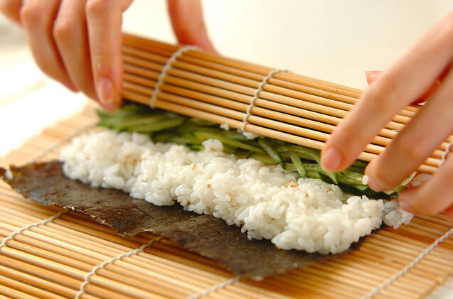 キムチーズのり巻きの作り方の手順6