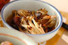 焼きキノコのお浸しの作り方の手順