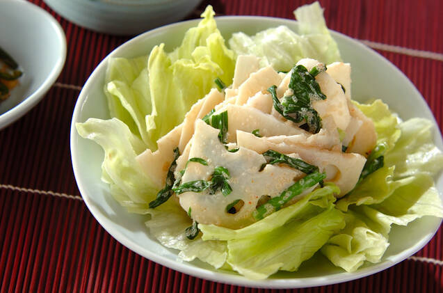 レンコンの明太子マヨ和え