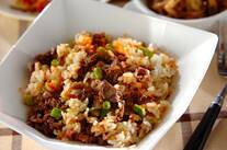 牛肉のサッパリ黒酢チャーハン