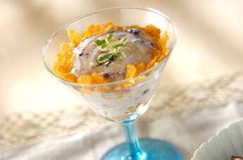 ブルーベリーヨーグルトパフェ