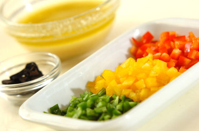 ライスサラダの作り方の手順1