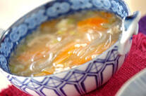 ひき肉と春雨のスープ