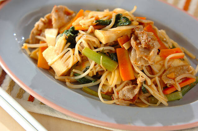 野菜のエスニック炒め