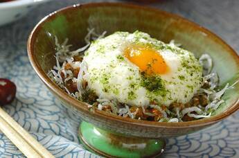 納豆のとろろがけ