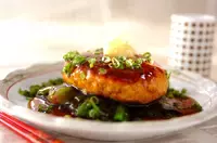 ふんわりあんかけ和風ハンバーグ