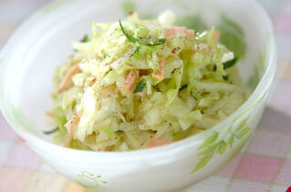 パパっと副菜！無限キャベツのサラダ やみつきになる味わい