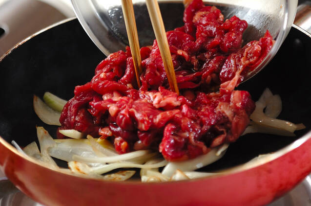 焼き肉の作り方の手順2