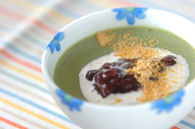 フルフル抹茶豆乳デザート