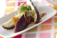 蒸しナスサラダ