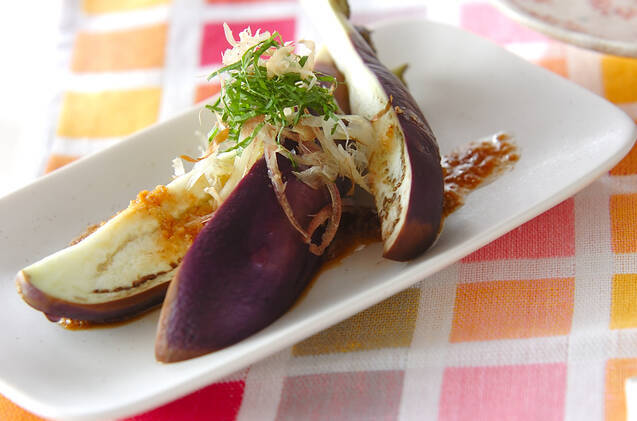 蒸しナスサラダ