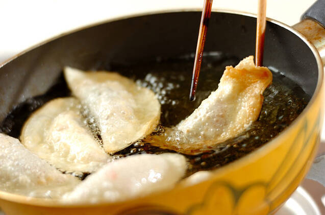 のりのひとくち揚げ餃子の作り方の手順6