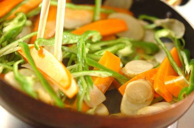 きんぴらゴボウの作り方の手順4