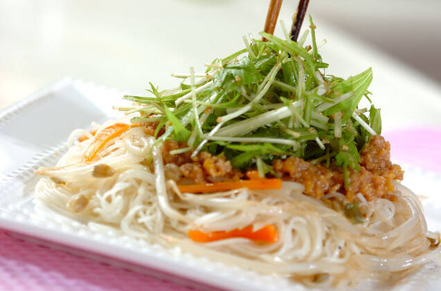 肉みそ素麺の作り方の手順9