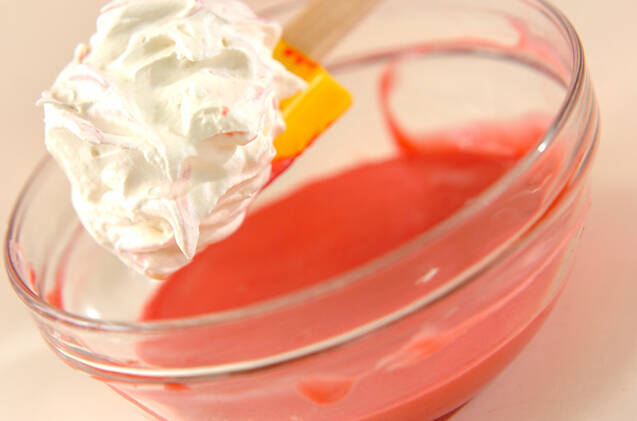 フランボワーズムースの作り方の手順4