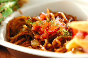 卵のせ焼きそば