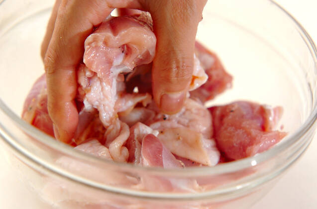 唐揚げの作り方の手順1