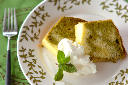 抹茶マーブルシフォン