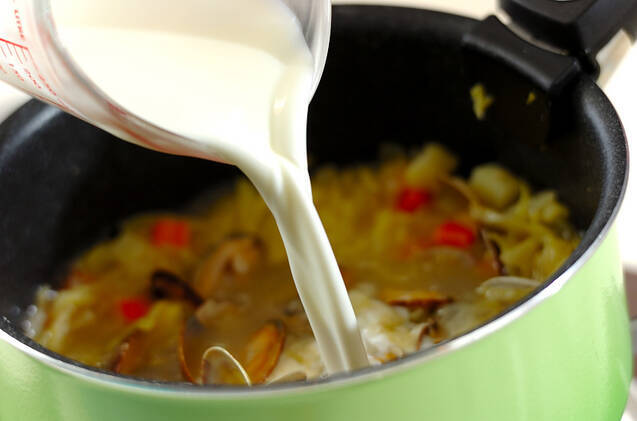 アサリチャウダーの作り方の手順8