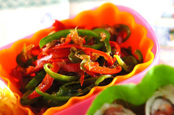 ピーマンの焼き浸し