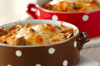 キノコミートスパグラタン