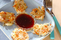 大根と桜エビのお焼き