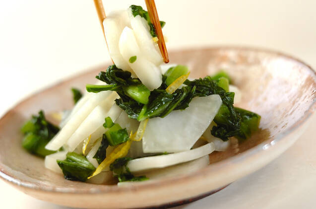 カブのユズ和えの作り方の手順4