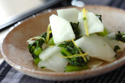 カブのユズ和え