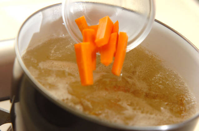 ゆでゴボウのゴマ和えの作り方の手順4