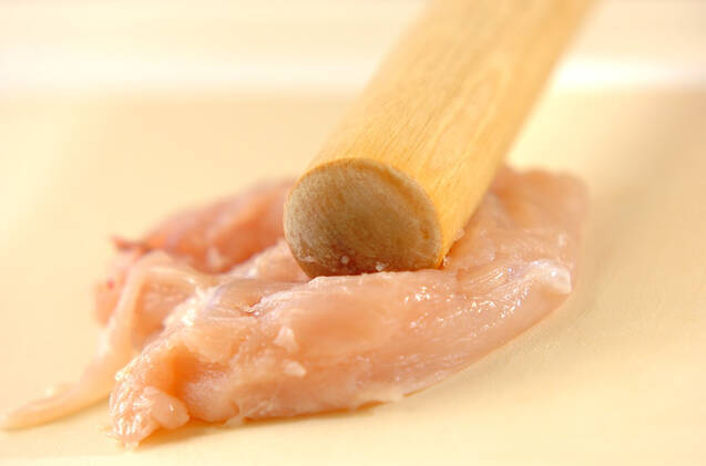 チキンバジルサンドの作り方の手順1