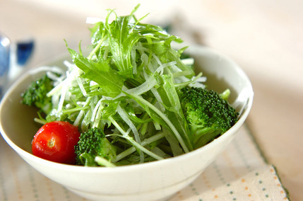 大根と水菜のサラダ