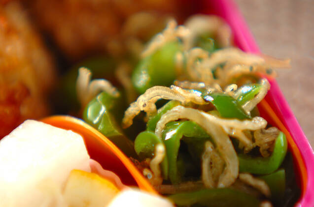 ピーマンのジャコ炒め