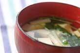 豆腐とミツバの吸い物