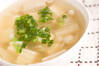 エノキと豆腐のスープの作り方の手順