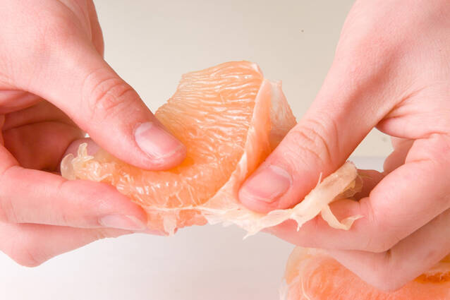 グレープフルーツサラダの作り方の手順1