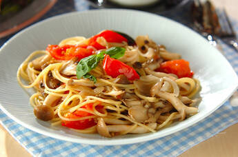 キノコのスパゲティー